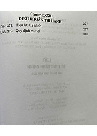 Luật Tố Tụng Hành Chính ( Sửa Đổi, Bổ Sung 2025)