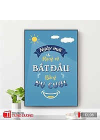 Tranh Canvas động lực văn phòng câu nói slogan truyền cảm hứng, tranh canvas trang trí DL02