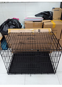 MẪU MỚI NHẤT CHUỒNG CHÓ SIZE LỚN NAN SIÊU DÀY 90X60X70CM GẤP GỌN TIỆN LỢI DÀNH CHO THÚ CƯNG SIZE LỚN