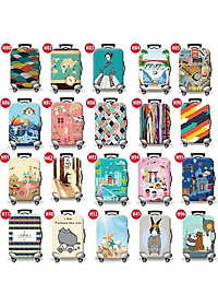 Túi bọc bảo vệ vali -Áo vỏ bọc vali - Gấu Nâu H108