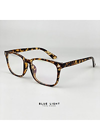 Kính Giả Cận, Gọng Kính Cận Nam Nữ Mắt Vuông To Gọng Nhựa Đen Nhám Siêu Nhẹ Không Độ Hàn Quốc - BLUE LIGHT SHOP