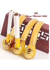 Tẩu thuốc sừng kiểu nhỏ tiền lợi dễ mang đi