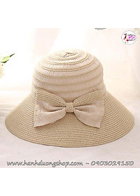 Nón đi biển vành rộng chống nắng, phối 2 màu thời trang phong cách xuân hè Châu Âu - Hạnh Dương