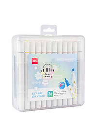 Hộp Bút 36 Màu Deli Sketch Marker - Phiên Bản Sơn Tùng M-TP Giới Hạn - Deli C185-36