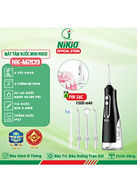 Máy Tăm Nước Cầm Tay Nikio NK-M209 - Dung Tích Lớn 360ml, Hàng Chính Hãng 