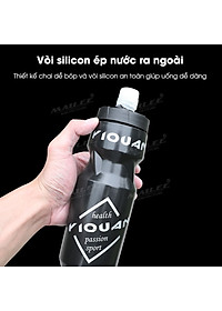 Bình nước xe đạp siêu nhẹ YQ-710 dung tích 710ml, chất liệu nhựa PP, tiện dụng cho xe đạp MTB và đường phố (không kèm giá đỡ bình nước xe đạp), để uống khi đạp xe ngoài trời - Mai Lee