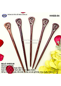 Trâm cài tóc bằng gỗ Cẩm Lai/Trắc (Đủ kiểu dáng) HH600 - phong cách cổ trang, điêu khắc sang chảnh HOT TREND cho nữ  - HAHANCO