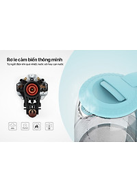 Ấm siêu tốc thủy tinh Sunhouse SHD1215 - Hàng Chính Hãng