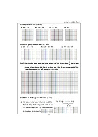 Đề Kiểm Tra Toán 3 - Tập 1