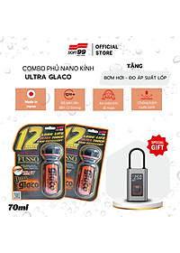 Phủ nano kính, chống bám nước trên kính ô tô Soft99 Ultra Glaco G-19 70ml, độ bền 12 tháng