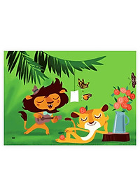 Sách Vui học cùng Sư tử - Sư tử học toán