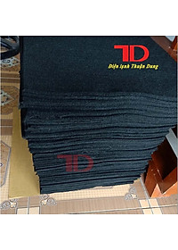 Tấm Chống Cháy nỉ cacbon đã được oxy hóa dày 10mm, Tấm Chắn Nhiệt Chống Cháy khi hàn chất liệu sợi Carbon, Nỉ acrylic tiền oxy hóa - Điện Lạnh Thuận Dung