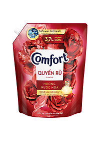 Nước Xả Vải Comfort Thơm Mát Gấp 10 Lần/Hương Nước Hoa Quyến Rũ 100 Giờ Lưu Hương Túi 3.7L
