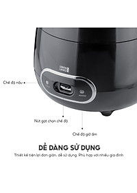 Nồi cơm điện Lebenlang LBL0589 dung tích 1200ml, công suất 500W, thiết kế đơn giản hiện đại - hàng chính hãng