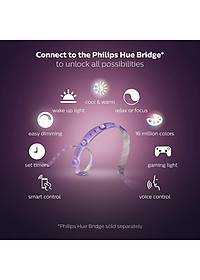 Đèn LED dây thông minh Philips Hue Lightstrip Base Pack 2M 16 triệu màu