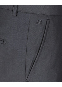 Quần tây nam không ly Khatoco Q1M478R0-INDE311-2503-0-ĐEN