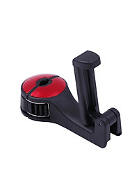 Giá móc treo đa năng kiêm kẹp đỡ điện thoại cài sau ghế ô tô, xe hơi mẫu mới với chốt cài kim loại chắc chắn.