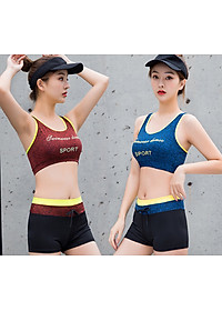 Bộ Đồ Bơi Nữ Bikini 2 Mảnh ATI61 MAYHOMES Set Áo Và Short, One Size, Kiểu Dáng Thể Thao