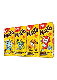 Thùng 48 hộp Sữa lúa mạch hương socola LOF MALTO 180ml/hộp