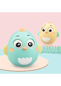 Đồ Chơi Lật Đật Phát Âm Thanh Hình Con Gà , Chớp Mắt , Có Nhạc Nhẹ Nhàng Cho Bé Yêu - Đồ Chơi Ngộ Nghĩnh Cho Bé Từ 3 Tháng Tuổi Trở Lên - PaKaSa