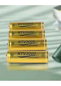 Bộ sạc pin Doublepow DP-K66 + 6 pin tiểu sạc AA 3000mAh Hàng Chính Hãng