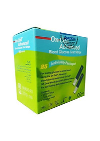 Hộp 25 Que Thử Đường Huyết On Call Advanced
