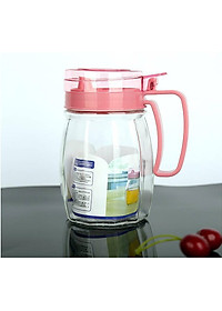 Bộ 5 Hộp Đựng Gia Vị Thủy Tinh Cao Cấp Nhà Bếp Có Nắp Tiện Lợi, Có Tay Cầm- Hàng Chính Hãng MINIIN