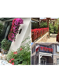 Chùm hoa giả treo tường, hoa thủy tiên giả trang trí ban công, lớp học, nhà hàng phong cách tự nhiên