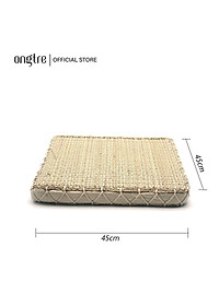 Nệm cói/đệm ngồi bệt cói ONGTRE cao cấp dành cho nhà hàng, quán cafe, phòng khách, đệm yoga 