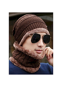 Set mũ len kèm khăn len cực ấm cho bớt mùa đông lạnh giá