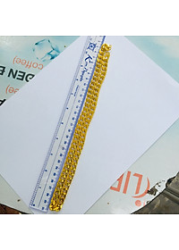 Combo Dây Chuyền Nam Nữ Mạ Vàng 24k, Kiểu Xích Lặc, Dài 50cm, Mạnh Mẽ, Cá Tính, … kèm túi Nhung đựng. Phù hợp đeo đi làm, đi chơi, gặp mặt, làm quà tặng.