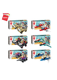 Đồ chơi xếp hình, lắp ráp Qman 1412 - Người máy hợp kim (498 mảnh ghép)