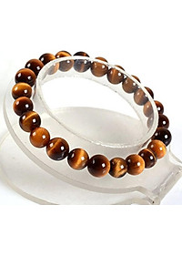 Lắc Tay Đá Opal Mắt Hổ Tự Nhiên 8mm