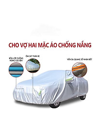 Bạt Phủ xe Ô Tô Mitsubishi Xpander Chỗ Vải Dù OXFORD Siêu Bền, Bạt Trùm Xe Hơi Chống Nắng Mưa Bảo Vệ Xe