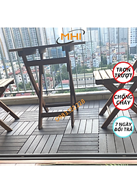 Miếng nhựa lót sàn uPVC cao cấp MHI-ECO, Tấm nhựa trải sàn trang trí ban công / sân vườn / sân thượng; lót sàn chống trơn trượt nhà tắm / bể bơi - Hàng Việt Nam chất lượng cao