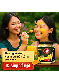 Tinh nghệ vàng Honimore nguyên chất hũ 100g - Tinh bột nghệ nguyên chất