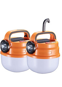 Bóng Đèn Tích Điện V70 50W Siêu Sáng Tích Hợp Đèn Pin Có Sạc Năng Lượng Mặt Trời, Đèn led đa năng đi vườn, cắm trại, picnic, đèn dự phòng khi cúp điện, đèn pin sạc USB