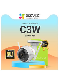 Combo Camera Wi-fi Trong Nhà EZVIZ C3W 2MP Không Màu Kèm Thẻ Nhớ Kioxia 32GB/64GB - Hàng Chính Hãng