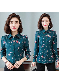 Áo sơ mi nữ thời trang xuân thu Haint Boutique, áo sơ mi voan phong cách Hàn Quốc SM15