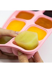 Khay silicon trữ đông đồ ăn dặm cho bé Marcus & Marcus - Lola (30ml x 8 ngăn)