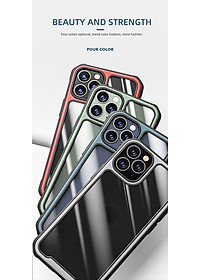 Ốp lưng chống sốc lưng trong cao cấp dành cho iPhone 12 / 12 Pro / 12 Pro Max / 12 Mini - Hàng chính hãng