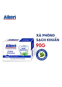 Xà Phòng Sạch Khuẩn Aiken Chiết Xuất Trà Xanh Thiên Nhiên 90G