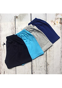 Combo 4 quần bé trai từ 3-30kg - Cotton thiên nhiên. Giao màu ngẫu nhiên