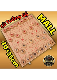 Bộ Cờ Tướng Gỗ + Bàn Cờ Tướng 40*35cm, Cờ Tướng Gỗ Có Bàn Là Hộp Đựng Chính Hãng