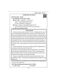 Đề Kiểm Tra Tiếng Việt 3 - Tập 1