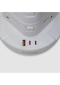 Ổ Cắm Điện Tích Hợp Củ Sạc Nhanh và Đèn Ngủ iCore ITS100C