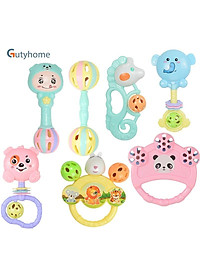 Bộ đồ chơi lục lạc 7 món các nhân vật ngộ nghĩnh, vui nhộn dành cho bé, chất liệu an toàn phù hợp với trẻ nhỏ