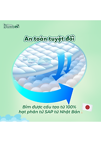 COMBO 3 Bịch tã/bỉm QUẦN Nano Bamboo sợi tre M/L/XL/XXL/XXXL (132 Miếng) tiết kiệm 120k kèm quà tặng