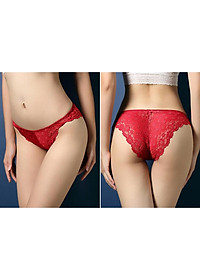 Quần lót nữ ren ôm mông gợi cảm - Màu đỏ
