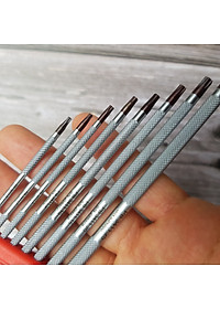 Bộ Lục Giác Knurled Hoa Thị 8 Chi Tiết T6-T25- PB Swiss Tools PB 3411.H 6-25